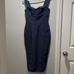 Navy sexy tight dress